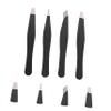 balacoo 20pcs Advanced Eyebrow Shaping Kit Brow Tweezer Plating Tweezers Eyebrow Clamp Unisex Makeup Tool view 2