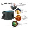balacoo 3pcs Foot Tub for Soaking Feet Camping Wash Basin and Peva Temperature Resistant Easy to Carry view 3
