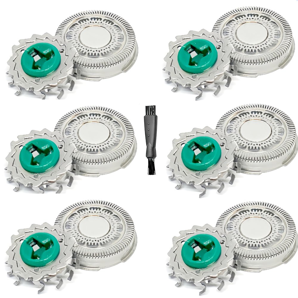 SH90 Replacement Heads Compatible with Philips norelco Series 9000(S9xxx) 8000(S8xxx) Shaver, Upgrade SH90 Replacement Head Blades for Philips Shaver 9000, (sh90-6pack)