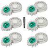 SH90 Replacement Heads Compatible with Philips norelco Series 9000(S9xxx) 8000(S8xxx) Shaver, Upgrade SH90 Replacement Head Blades for Philips Shaver 9000, (sh90-6pack) view 1