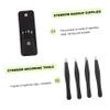 balacoo 12pcs Eyebrow Clip Beauty Kit Tweezers Women Brow Tool for Home Travel Materials for Confidence view 3