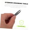 balacoo 8pcs Advanced Material Eyebrow Tweezers Brow Grooming Kit Pointy Tweezers for Women Men view 3