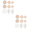 balacoo 4sets Hair Bun Maker Kit U-shaped Hairpins and Elastic Hair Ties for Stylish Chignons and Updos Each Set for Everyday view 1