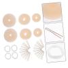 balacoo 4sets Hair Bun Maker Kit U-shaped Hairpins and Elastic Hair Ties for Stylish Chignons and Updos Each Set for Everyday view 4