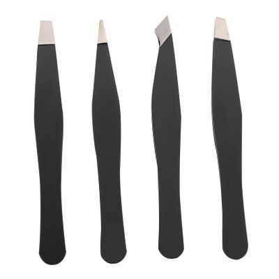 balacoo 16pcs Eyebrow Tweezer Hair Clamp Makeup Tool Eyebrow Clip Supplies Hair Tweezers