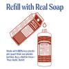 Dr. Bronner's Pure-Castile Liquid Magic Soap Bottle & Refill Carton - Made with Regenerative Organic Certified Oils- 18-in-1 Uses for Face, Body Wash, Hand Soap Refill- Eucalyptus, 32oz + Refill view 2
