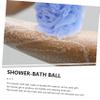 Balacoo Bath Balls Super Soft Bath Balls 4 Pack Face Scrubbers Pe Material Rich Bubbles Comfortable for Shower Elegant Easy Hanging Storage view 4