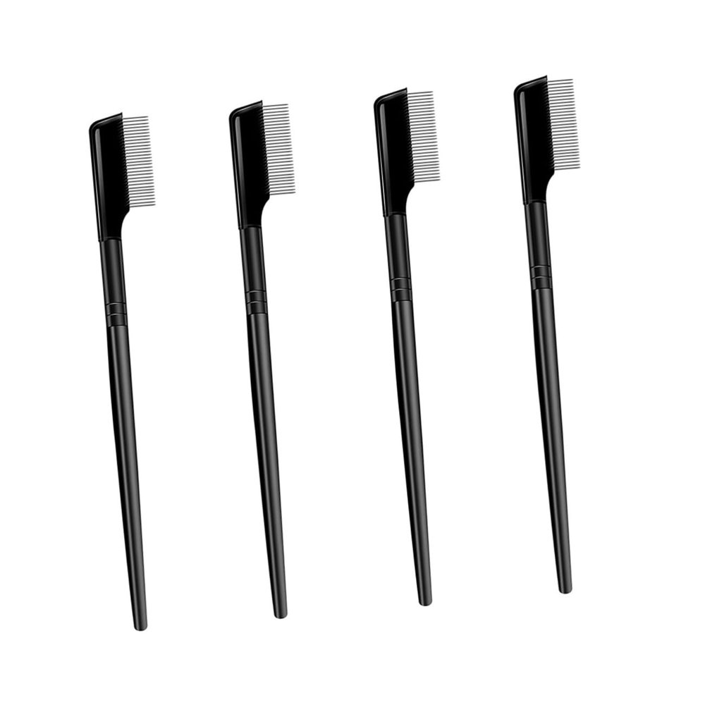 balacoo 4pcs Professional Eyebrow Lash Comb Makeup Tool Portable Stylish Design Eyelash Separator for Daily Use