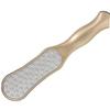 balacoo 1pc Foot File Tool for Dead Skin Removal Exfoliation Comfortable Grip Foot Scraper for Home Use Golden view 1