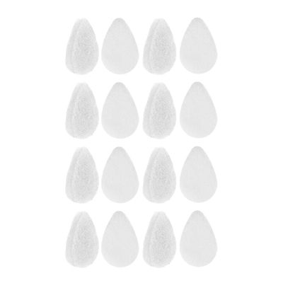 16 Pc Facial Sponge Daily Cleansing Face Gentle Exfoliating Buff Puff Style Pads Removing Dead Skin Dirt and Makeup Reusable Puf Scrubber Exfoliator Cleanser Beauty Tools Wash Washing Cloth Buffer Pad