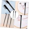 POPETPOP 4pcs Dense Teeth Eyelash Comb for Makeup Brow Grooming Portable Eyebrow Lash Tool Steel Needle Combs Spoolies view 3