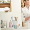 POPETPOP 1pc Dorm Student Makeup Mirror Desktop Stand Mirror Tabletop White Simple for Women view 3