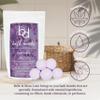 Belle & Beau Luxe All-Natural Hemp Bath Bombs - Made with Organic Hemp Seed Oil and Pure Essential Oils - 8 Count view 2
