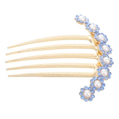balacoo Elegant Rhinestone Hair Side Comb Artificial Wedding Hair Accessory for Brides and Bridesmaids for Special Occasions and Stylish Hairpin for Women