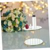 Abaodam Makeup Organizer Cage Mirror Desktop Display Rack Stylish Iron Storage for Beauty Products view 4