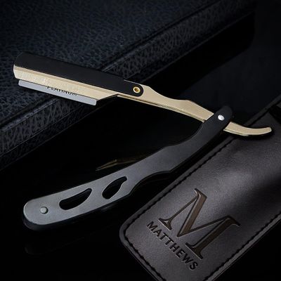 Benton Custom Straight Razor Kit with Replacement Blades - Heston