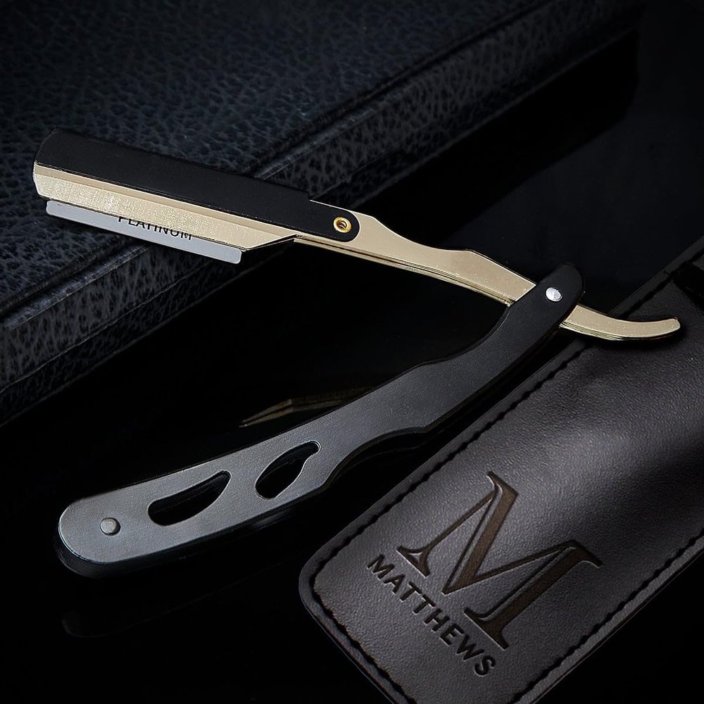 Benton Custom Straight Razor Kit with Replacement Blades - Heston