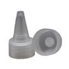 100pcs/lot (28-410) 28mm Plastic Lid of Glue Bottle,Pigment Bottle Replace Caps,Clear Twist Cap for Squeeze Bottle view 3