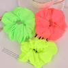 15 Pcs Solid Color Hair Scrunchy Elastic Hair Bands Hair Tie Scrunchies Ponytail for Women Girls Hair Accessories view 3