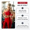 SteelFit Abs of Steel Maximum Definition Cream - Skin Tightening, Toning & Firming Lotion for Sculpting Abs - L-Carnitine Pre & Post Workout Supplement for Men & Women - Non-Greasy Formula, 3.4 Ounces view 4