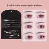 Professional Eyebrow Shaping Grooming Kit, 8PCS/Set Eyebrow Beauty Tools Set with Storage Bag, Stainless Steel Eyebrow Trimming Kit for Women and Men, Black view 2