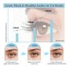 W3W Eyelash Growth Serum for Longer, Thicker Lashes  Lash Enhancer with Natural Peptides & Caffeine, Gentle Lash Conditioner for Women, 3ml view 3