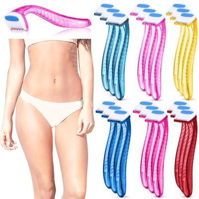 Honoson 16 Counts Women's Disposable Razors Set for Beginners Sensitive Skin Shaving Kit Razor Gift Set(Multicolor)