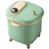 YVYKFZD Foot Spa Bath Massager, Portable Foot Bath Basin, Foot Soak Tub with Lid, Heat, Temperature Control, Red Light, Jets, for Relaxation and Stress Relief (Color : Green) view 1