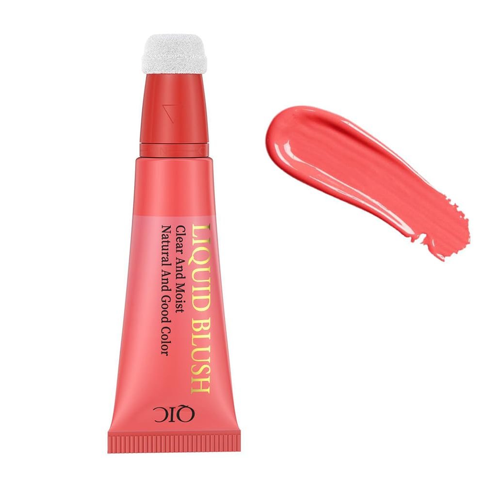 Adurello Liquid Blush Makeup Wand Soft Velvet Cream Blush Stick Moisturizing Long-Wearing Face Makeup Blush for Cheeks Beauty (02)