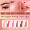 Adurello Liquid Blush Makeup Wand Soft Velvet Cream Blush Stick Moisturizing Long-Wearing Face Makeup Blush for Cheeks Beauty (02) view 2