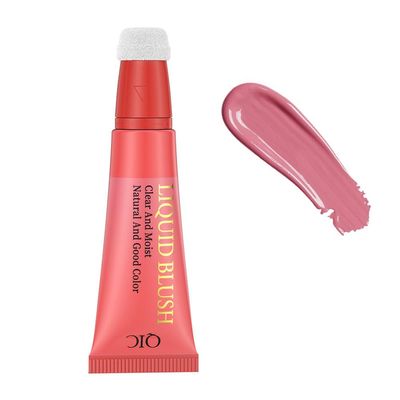 Adurello Liquid Blush Makeup Wand Soft Velvet Cream Blush Stick Moisturizing Long-Wearing Face Makeup Blush for Cheeks Beauty (04)