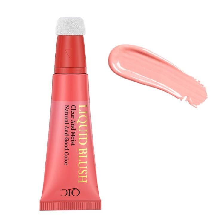 Adurello Liquid Blush Makeup Wand Soft Velvet Cream Blush Stick Moisturizing Long-Wearing Face Makeup Blush for Cheeks Beauty (01)