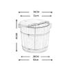 Foot Soak Pedicure Bowl Spa Massage Pedicure Barrels Household Foot Bath BarrelMassager Foot Bath Spa Bowl for Feet Stress Relief view 2