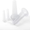 BWESOO 4Pcs Transparent Massage Cupping Set Silicone Mini Facial Cups Face Massager Helper Skin Care Neck Back Eyes Massaging Cup Safe to Use, Don't Worry About Burns Health Care Products view 1