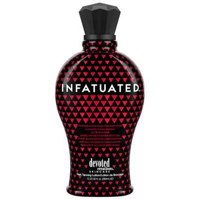 Devoted Creations Infatuated - pH Stabilizing Dark Tan Amplifier Luminosity Enhancing Glow Booster Plant Based Cruelty Free Natural Ingredients Dark Tanning Lotion