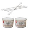 1000ct 100% Pure Cotton Ear Swabs Double End Q Tip Wax Removal Makeup Applicator 1000ct Pure Cotton Swabs Double Round Tipped Applicator Q Tip Safety Ear Wax Remover Plastic Stick Hygiene Grooming view 4