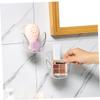 balacoo 3pcs Bathroom under Sink Organizer Makeup Sponge Holder Rack Beauty Sponge Storage Decorative Accessory Material view 3