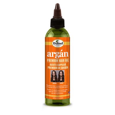 Difeel Argan Hydrating Premium Hair Oil 8 oz. - Hair Oil for Dry Hair and Natural Hair Oil Treatment