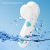 Cleansing Brush, Electric Face Massager, Exfoliating Massage Brush with 4 Cleanser Heads, Rechargeable for Gentle Exfoliating,Removing Blackhead Gifts view 4