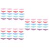 balacoo 30pairs Eyelash Extension Pad Silicone Perm Gasket Lash Grafting Auxiliary Tool Comfortable Elastic Easy to Clean Supplies view 1