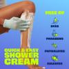 Nair Sensitive Shower Cream Hair Remover with Natural Coconut Oil and Vitamin E, Body Hair Removal Cream, 12 oz view 2