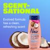 Nair Sensitive Shower Cream Hair Remover with Natural Coconut Oil and Vitamin E, Body Hair Removal Cream, 12 oz view 4