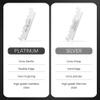 My-Blades Platinum Single-Edge Blades, Ice-Hardened Stainless Steel, Ideal for Sensitive Skin, 100ct. view 3
