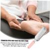 balacoo 3pcs Stainless Steel Foot File and Feet Scrubber for Hard Skin Removal Durable Pedicure Tool Easy to Clean for Washable and Reusable view 3