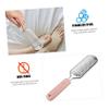 balacoo 3pcs Stainless Steel Foot File and Feet Scrubber for Hard Skin Removal Durable Pedicure Tool Easy to Clean for Washable and Reusable view 4
