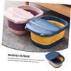 balacoo 1pc Foldable Foot Bath Barrel Deep Soaking Bucket for Home Massage Multi-Purpose Foot Soak Basin Tub Storage Bucket for Cleaning Relaxation Stimulate Acupuncture Points view 2