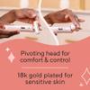 Finishing Touch Flawless Legs, Electric Razor for Women, Pivoting Head Leg Hair Remover with LED Light for Instant and Painless Leg Hair Removal view 4