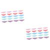 balacoo 20pairs Reusable Eyelash Perm Pads Comfortable Gaskets for Eyelash Extensions and Beauty for Grafting and Perming Easy to Clean and Store view 1