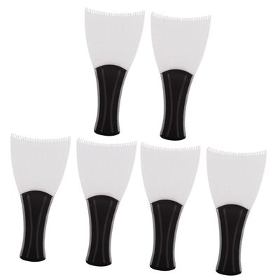 6pcs Hair Dyeing Plates for Salon Use Coloring Applicator Tool Self-help Hairdressing Prevents Scalp Contact Easy to Clean and