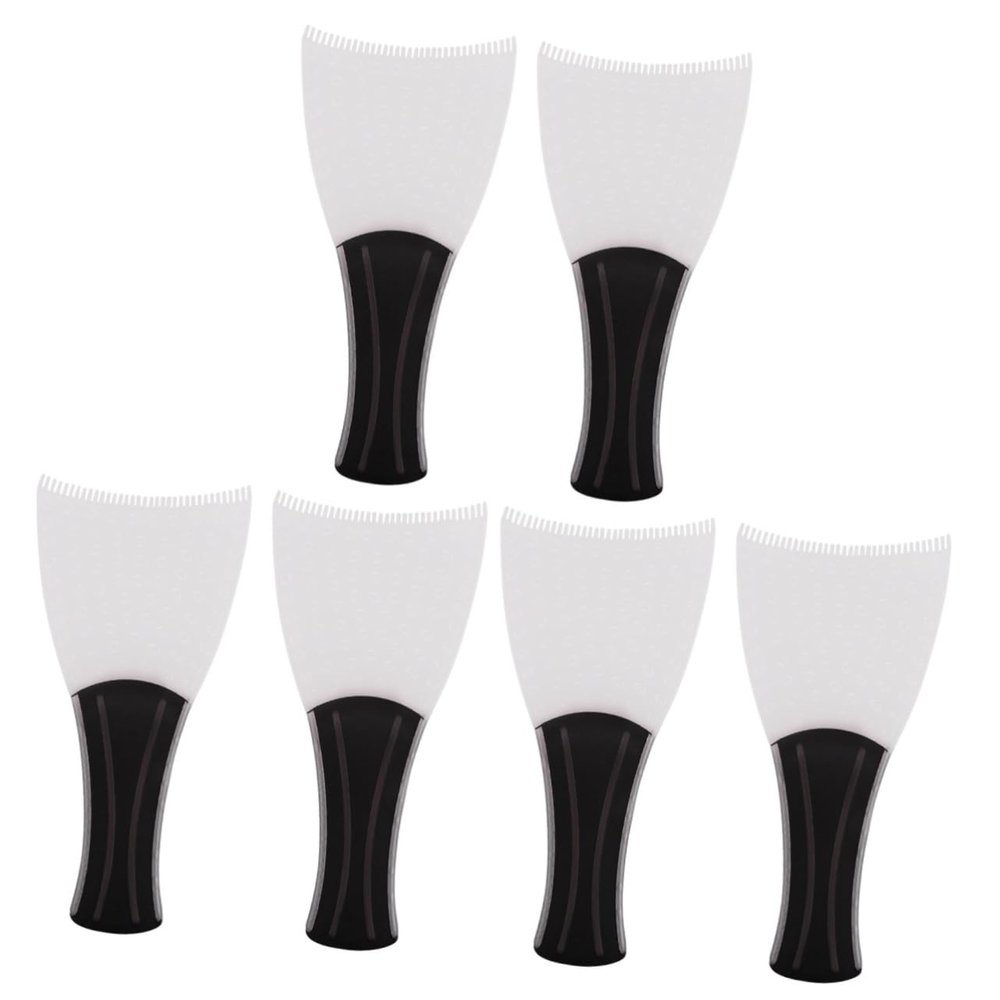 6pcs Hair Dyeing Plates for Salon Use Coloring Applicator Tool Self-help Hairdressing Prevents Scalp Contact Easy to Clean and